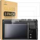 Mr.Shield [3-Pack] Screen Protector For Fujifilm XF10, X-T100, X30, X-30, X-F10, Panasonic Lumix lx100 DC-LX100 II Camera [Tempered Glass] [Japan Glass with 9H Hardness] Screen Protector