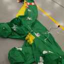 13FT Giant Dinosaur Christmas Inflatable Decorations, Built-in LED Lights, Strong Blower Huge Blow Up Yard Clearance Decor with Large Candy Cane Xmas Santa Hat Outdoor Indoor Holiday Party