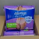 Always Discreet Adult Diapers for Women, Incontinence Underwear, Postpartum Essentials, Disposable Briefs, Max Absorbency, Bladder Leak Protection, Small/Medium, 84ct