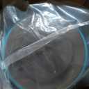 JEAREY 9FT Outdoor Patio Umbrella Outdoor Table Umbrella with Push Button Tilt and Crank, Market Umbrella 8 Sturdy Ribs UV Protection Waterproof for Garden, Deck, Backyard, Pool (Light Blue)