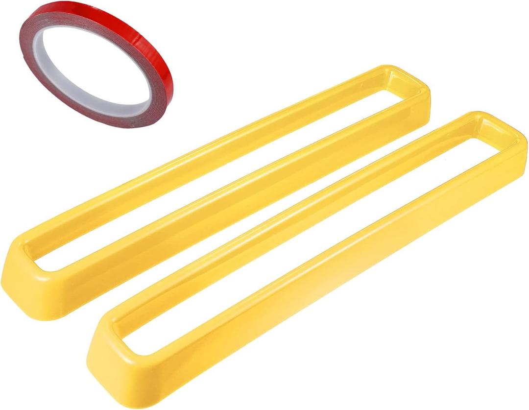 Car Front Grill Mesh Grille Inserts Trim for Dodge Challenger 2015-2022 Exterior Grill Decoration Inserts Guards Sticker Accessories Yellow
