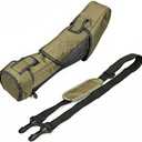 20-60X80 25-75x100 Bird Watching Telescope Hunting Spotting Scope Case Bag Shock Absorbing Backpack Cover 80mm 100mm (For 80mm Telescope), Green (80/100 Cover)