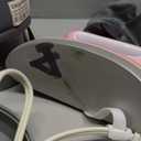 Calogy Hat Press Heat Machine for Caps, Mini Portable Hat Heat Press with Timer, Max 410,Precision Temp Control 5, Fast & Evenly Heating Curved Plate 2.76 * 6.3in for 6 1/2-8 hat21-26 GirthPink