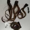 GOO GOO Clip in Hair Extensions Real Human Hair, Remy Human Hair Extensions Clip ins for Women, Natural Human Hair, 20inch 150g 9Pcs, 2/6/2 Balayage Dark Brown to Chestnut Brown