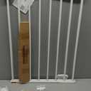 Regalo Safety 24"-40.5" Extra Wide Baby Gate for Stairs & Hallways, Hardware Mounted 2-in-1 Stair Gate for Babies, Toddlers, & Pets, White