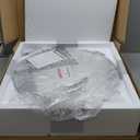 Keonjinn 24" x 24" Round Medicine Cabinet Mirror, Brushed Nickel Mirror Medicine Cabinet Wall Mounted, Circular Medicine Cabinets with Mirrors, Circle Framed Vanity Mirror with Storage