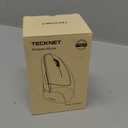 TECKNET Ergonomic Mouse, Wireless Bluetooth Vertical Mouse, 4800 DPI Optical Tracking, 6 Adjustable DPI, Quiet Clicks, 2.4GHz with USB A Receiver, 12 Months Battery, 6 Buttons, Wide Compatibility