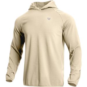 NORTHYARD Men's Running Hoodie Lightweight Fleece Workout Gym Hooded Sweatshirts Long Sleeve Cold Weather Golf Pullover