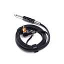 HAWINK Rotary Tattoo Machine Pen Spare Power Cord RCA Connector (Black) P315C-1