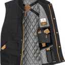 Legendary Whitetails Men's Concealed Carry CCW Vest with Two Holsters Water-Repellent Canvas Insulated (XX-Large, Onyx)