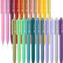 Mr. Pen- Retractable Gel Pens, 22 Pack, Color Ink Gel Pens Fine Point, 22 Vintage Colors, Fine Point