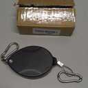 1 Pack Heavy Duty Retractable Plant Hangers, Adjustable Pull-Down Pulleys with 63" Stainless Steel Rope, Double Hooks for Hanging Plants, Bird Feeders, Planters & Pots, Indoor & Outdoor Use