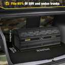 Fyzeoty Car Trunk Organizer for SUV and Sedan, TacticalBlack, 29.5 in