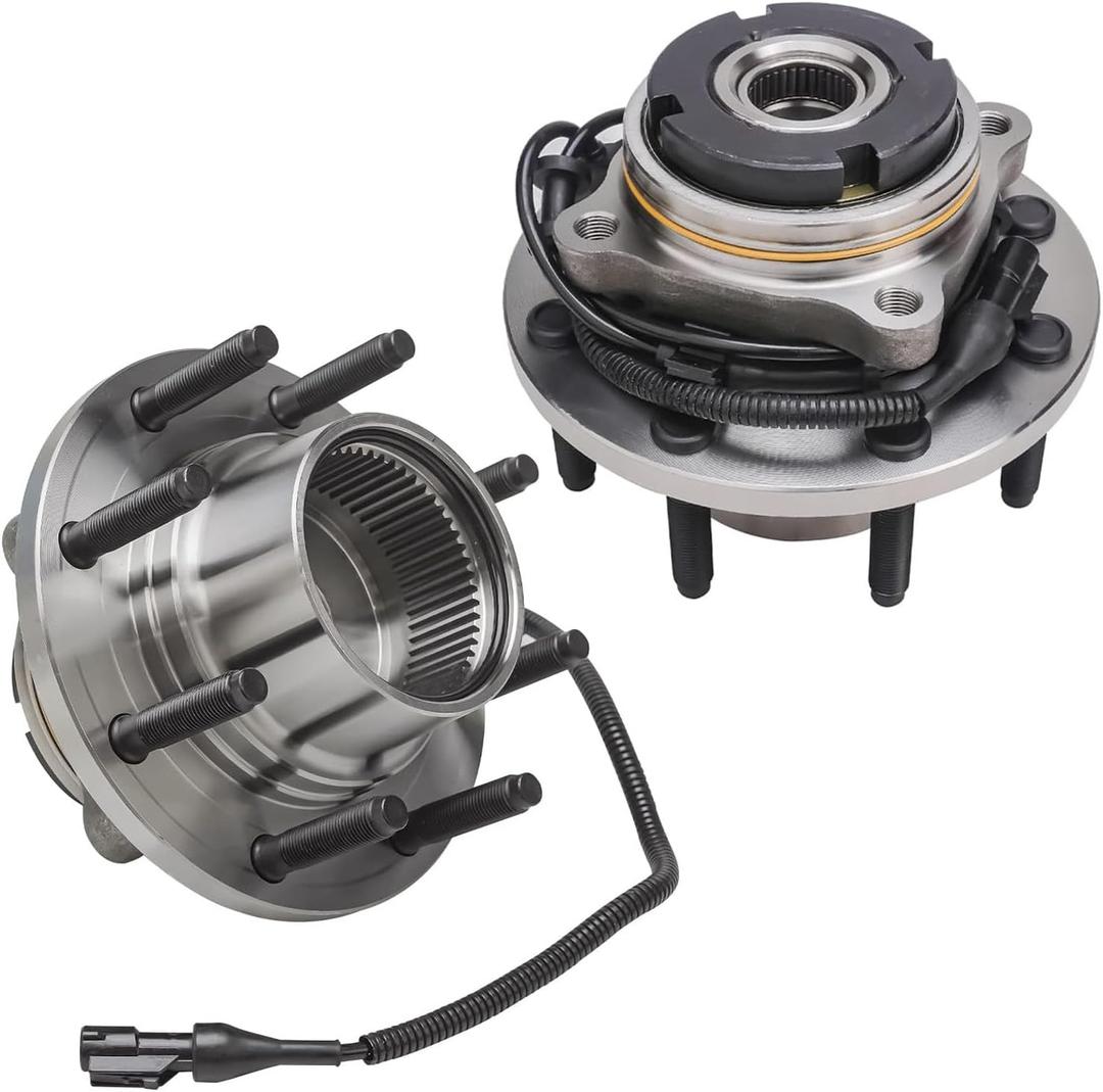 Detroit Axle - 515056 4WD Front Wheel Bearing Hubs for 2003-2004 Ford F-250