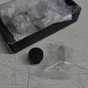 Asidrama 10 Pack Matte Black Kitchen Cabinet Knobs Drawer Cabinet Hardware Zinc Knobs for Dresser Drawers (Single Hole Knob)
