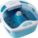 HoMedics Shower Bliss Foot Spa, Shower Massage Water Jets, Pedicure Center with 3 attachments, Toe-Touch Control, FB-625H