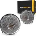 KarParts360 For Jeep Wrangler 2014 2015 2016 2017 Turn Signal Light Driver and Passenger Side | Pair | Front | Clear Lens | Replacement For CH2526103, CH2527103 | 68200291AA, 68200290AA