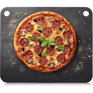 Pizza Steel XL 16"x13.4" Heavy-Duty Baking Steel for Oven & Grill, Pizza Stone Alternative for Crispy Crust, Faster Heat Transfer, Professional Pizza Baking Sheet