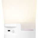 GE Ultrabrite Dimmable Sconce LED Night Light GEPlug-In, Energy Efficient, Dusk-to-Dawn Sensor, Adjustable Brightness, Ideal for Bedroom, Bathroom, Hallway, Nursery, White, 45123, 1 Pack,
