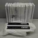 Mustorn 4 Pack Pull Out Spice Rack Organizer for Cabinet, 2 Tier Metal Slide Out Seasoning Organizer and Storage Heavy Duty Vertical Spice Rack Shelf Pullout for Kitchen Cabinets No Drilling (White)