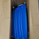 Bedside Commode Wheelchair with Drop Arms & Lockable Casters, Waterproof Aluminum Shower Chair, Anti-Tilt Foldable Footrest, Sponge Padded Seat, 330lbs Weight Capacity, 3 in 1 Bedside Commode Chair