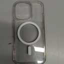 FNTCASE for iPhone 16 Pro Case: Clear Magnetic Phone Cases with Screen Protector Slim Anti Yellowing Rugged Shockproof Protective Transparent Cell Phone Cover (A-Clear)