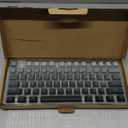 Bow PBT Double Shot Keycap Set,174 Keys White and Black Custom Key Cap Keycaps 60 Percent Cherry Profile Keycaps for 61/64/68/84/87/100/104/108 Mechanical Keyboard