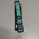 Taglory Reflective Adjustable Dog Collars for Puppy Small Medium Large Dogs, Thin Nylon Webbing and Quick Release Plastic Buckle(Teal Green, X-Large) (XL(1.25"x18-28"))