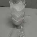 Glass Dessert Bowls Breakfast Cups,Dessert cups Set of 4, 9oz Glass Ice Cream Sundae CupsGlass Dessert Bowls, For oatsIce Cream, Milk, Sorbet, Yogurt (4PCS), Transparent, D-1059