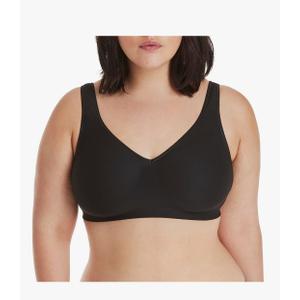 Hanes Womens Wireless Bra, Smooth Comfort Full-Coverage T-Shirt Bra for Women L