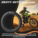 AR-PRO (2-Set) 2.50-10" and 2.75-10" Dirt Bike Tires and Inner Tubes - 2.50-10" Front and 2.75-10" Rear Upgrade Off-Road Tires and Tubes for CRF50 and JR50