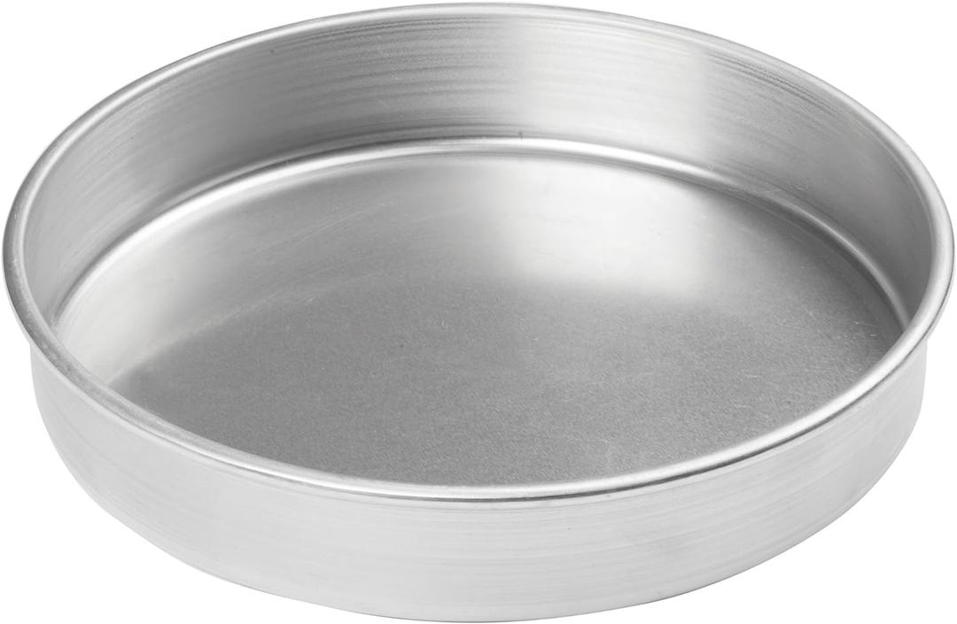Winco Heavy-Duty Round Aluminum Layer Cake Pan, 12" x 2"