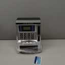 ATM Piggy Bank for Kids, ATM Machine for Real Money with Debit Card, Bill Feeder, Coin Recognition, Balance Calculator, Electronic Savings Safe Box, Gifts for Teen Boys Girls (Black)