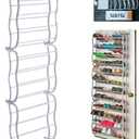Fancy Buying Over The Door Shoe Rack Holder - 36 Pair Shoes Hanging Shelf Storage Shoe Organizer with Hooks