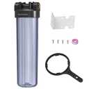 WHT20 Whole House Water Filter Housing Fit 20"x4.5" Sediment etc Filters
