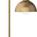 Nathan James Tamlin Vintage Brass Wall Light Fixture, Wall Mounted 1-Light Lamp, Plugin Sconce with On/Off Switch for Living Room, Reading Nook or Bedroom, Vintage Brass, Set of 2
