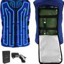 7V Rechargeable Circulatory Cooling Vest 3L Bladder Mini Pump Summer (Medium, Blue)