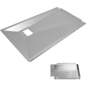 LS'BABQ D010021002 Grease Tray with Catch Pan for Monument Grills 4-Burner 17842 24367 35633 24633 13892 D010012072 Stainless Steel Grills Drip Pan Replacement Parts for Monument 41847NG 13478 25392