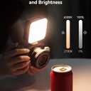 SmallRig P96 LED Video Light, Portable Camera Lights, 96 LED Beads for Photography Video Lighting, Rechargeable 2200mAh CRI 95+ 2700-6500K w 3 Cold Shoe