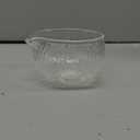 Glass Matcha Bowl with Spout, 500 ml/18 oz Clear Matcha Mixing Bowl, Japanese Ceremonial Matcha Chawan for Matcha Powder/Salad/Fruit/Soup/Tea