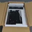 Rolanstar 7 Tier Bookshelf with Drawer, Tree Bookshelf, Small Bookshelves with Storage Rack for CDs/Movies/Books, Standing Book Shelf, Tall Narrow Bookcase for Living Room, Bedroom, Black