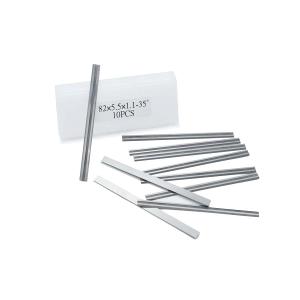3-1/4" Carbide Planer Blades for Woodworking, 82mm Handheld Planer Replacement Blade, 10 pcs