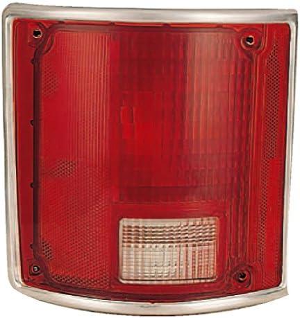 Tail Light Lens for 78-91 Chevy/GMC Blazer/Suburban (w/Chrome) Right Driver Side
