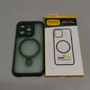 MOCCA Design for iPhone 15 Pro Case with Magnetic Invisible Stand [Full Camera Protection] [Compatible with Magsafe] Military Drop Shockproof Translucent Matte Phone Case Cover 6.1",Dark Green