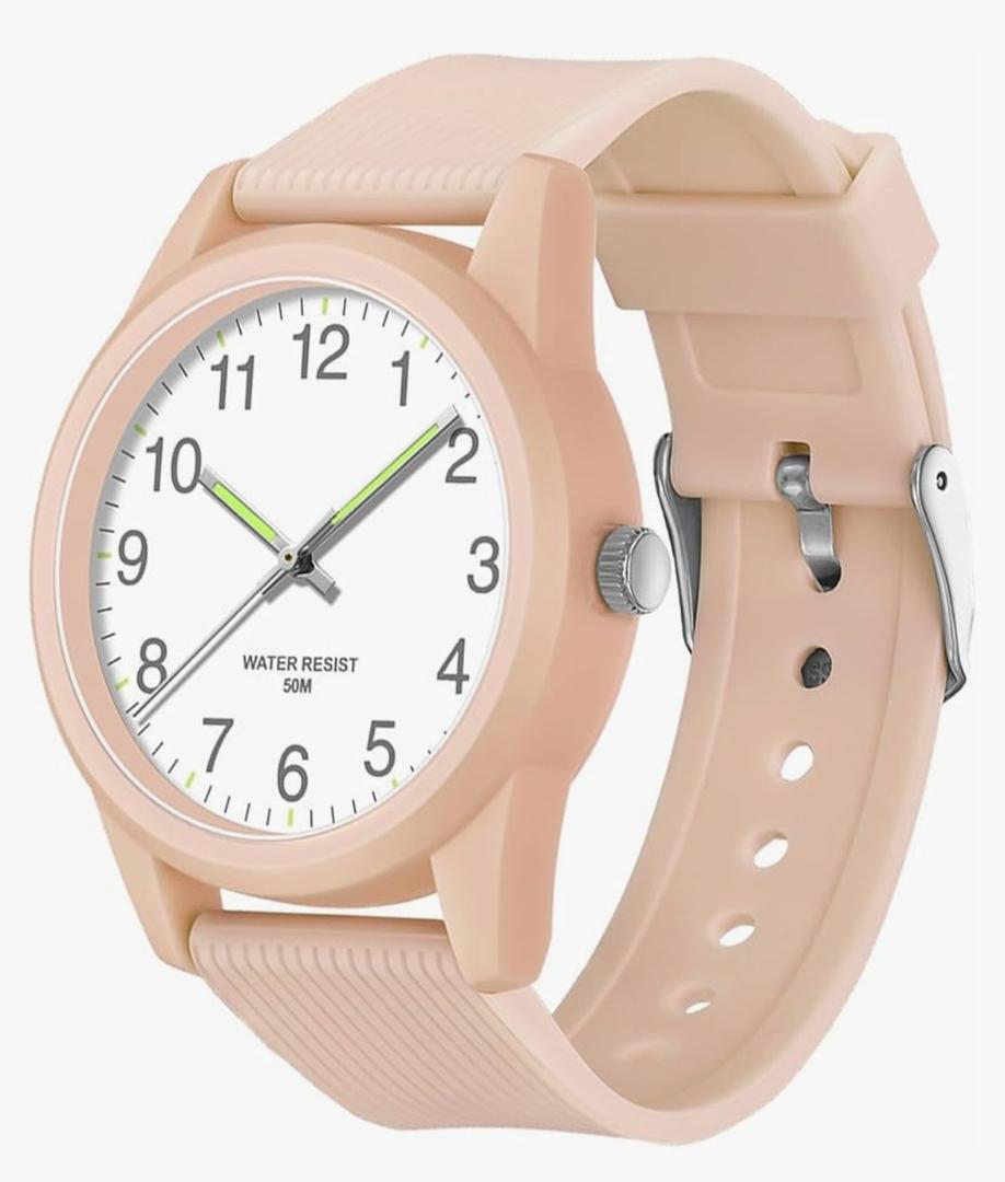 Kids Analog Watches for Girls Boys Watches with Soft Band Learning Time 50M Waterproof Children Watch Easy to Read for Ages 4-12 Kids Gift