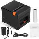 Ciieeo Thermal Printer Receipt Printer for Small Business Supermarket Portable Us Plug