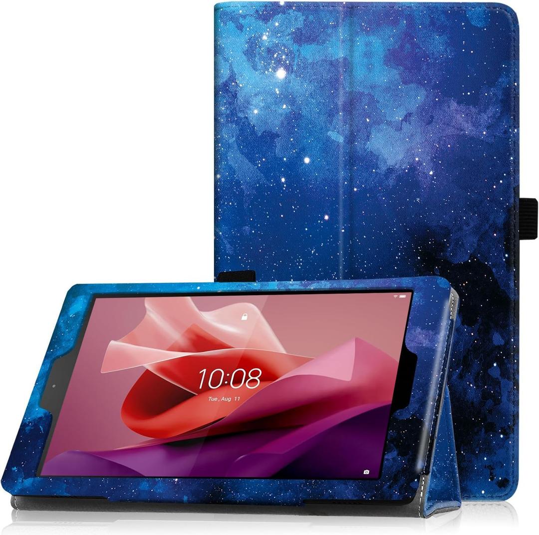 Famavala Folio Case Cover for PREVIOUS Generation 8" Fire HD 8 Tablet [8th / 7th / 6th Generation 2018/2017 / 2016 Release ] (BlueSky)