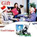 Golf Pen Holder with 3 Club Pens and Movable Golf Cart, Mini Golf Bag Desk Decor for Office, Funny Golf Gifts for Men, Dad, Boss - Stocking Stuffers for Golfers on Birthday, Christmas, Fathers Day