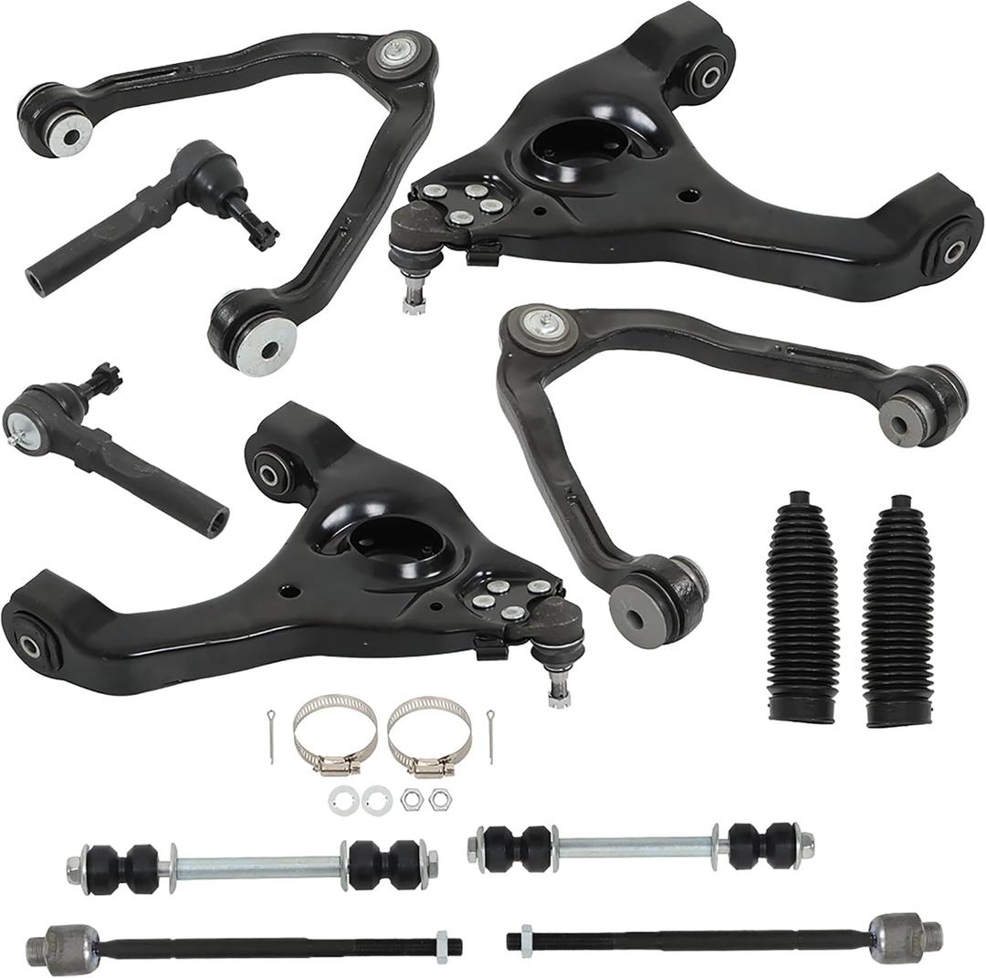 12PCS Front Control Arms Ball Joints Kit Replacement for Chevy Silverado 1500 1999-2006 Replacement for GMC Sierra 1500 1999-2006