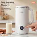 8-in-1 Nut Milk Maker Machine – Homemade Soy, Almond, Oat & Coconut Plant-Based Milk Maker – Delay Start, Keep Warm, Self-Cleaning – 20 oz